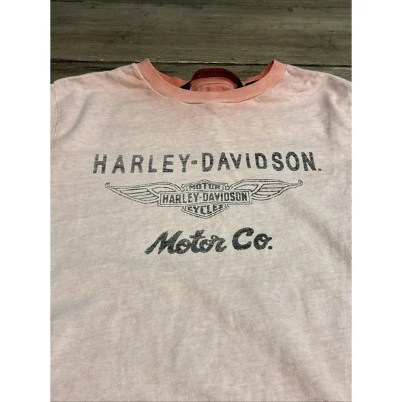 Harley-Davidson Shirt Womens XS PinkTrue Freedom Eagle Graphic - Picture 2 of 6